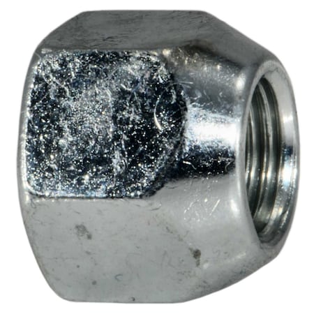 Midwest Fastener 12mm-1.25 x 16mm Zinc Plated Steel Extra Fine Thread Open End Wheel Nuts 4PK 75461